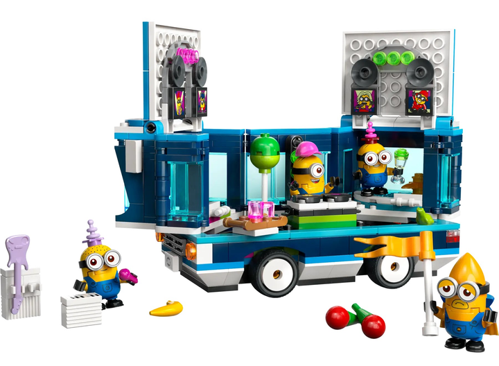 Zestaw klocków Lego Despicable Me Imprezowy autobus minionków 379 elementów (75581) - obraz 2