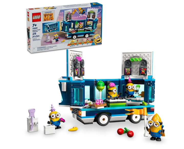 Zestaw klocków LEGO Despicable Me Imprezowy autobus minionków 379 elementów (75581) - obraz 7