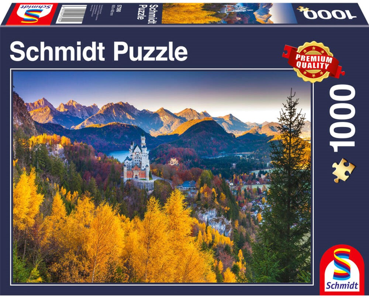 Пазл Schmidt Spiele Autumnal Neuschwanstein 69.3 x 49.3 см 1000 деталей ...