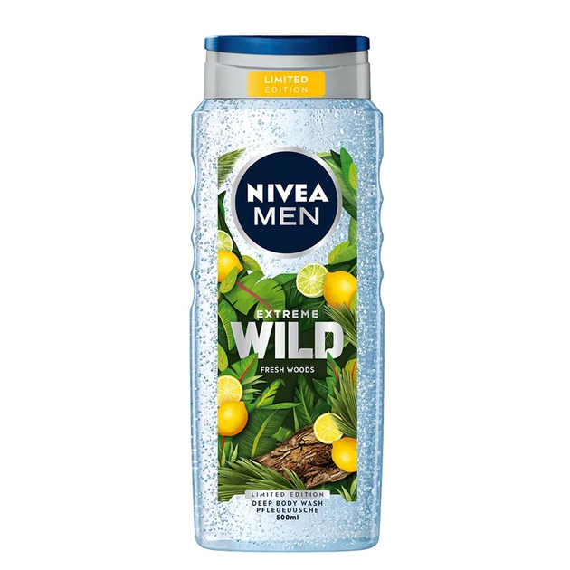 Гель для душу Nivea Men Extreme Wild Fresh Woods 500 мл (9005800356815) - зображення 1