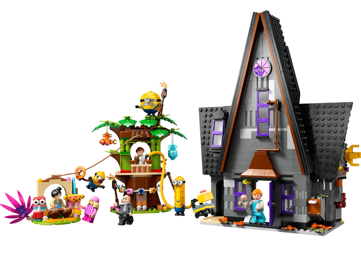 Zestaw klocków Lego Despicable Me Rodzinna rezydencja Gru i minionków 868 elementów (75583) - obraz 2