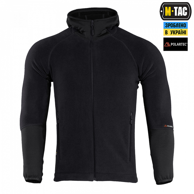 Кофта M-Tac Hoodie Polartec Sport Black XS - изображение 2