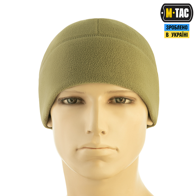 Шапка M-Tac Watch Cap Elite флис (320г/м2) Tan L - изображение 2