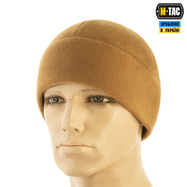 Шапка M-Tac Watch Cap Elite фліс (320г/м2) з Slimtex Coyote Brown M - зображення 1