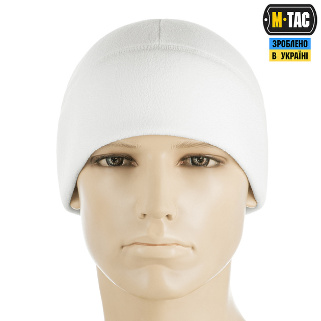 Шапка M-Tac Watch Cap Elite фліс (320г/м2) White XL - зображення 2