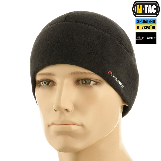 Шапка M-Tac Watch Cap флис Light Polartec Black M - изображение 1