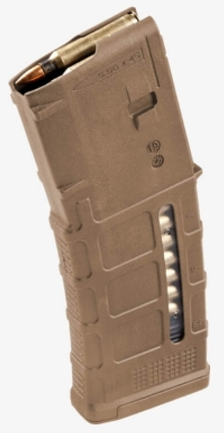 MAG556-MCT Магазин Magpul PMAG 30 AR/M4 GEN M3 Window FDE, 5.56x45 - изображение 1