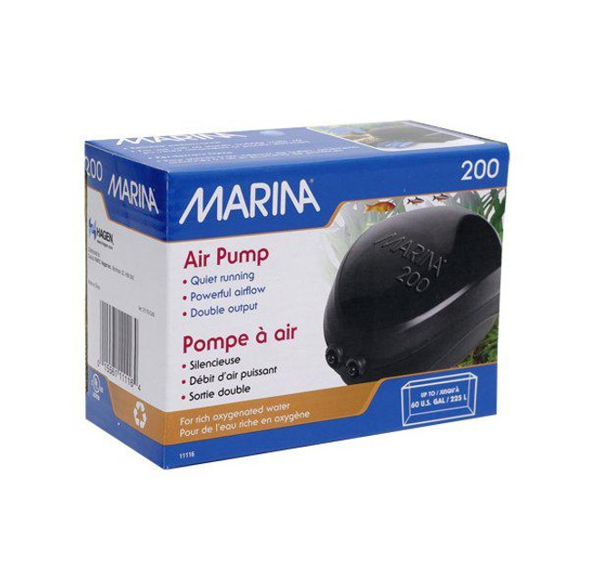 Компрессор аквариумный Marina 200 125/225 л (0015561111164) - изображение 1