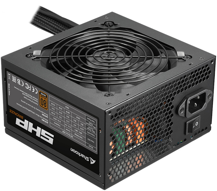 Блок питания Sharkoon SHP Bronze 700 ATX 2.3 700 W (4044951031641) - изображение 1