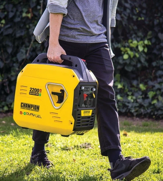 Інверторний бензиновий генератор Champion The Mighty Atom LPG Dual