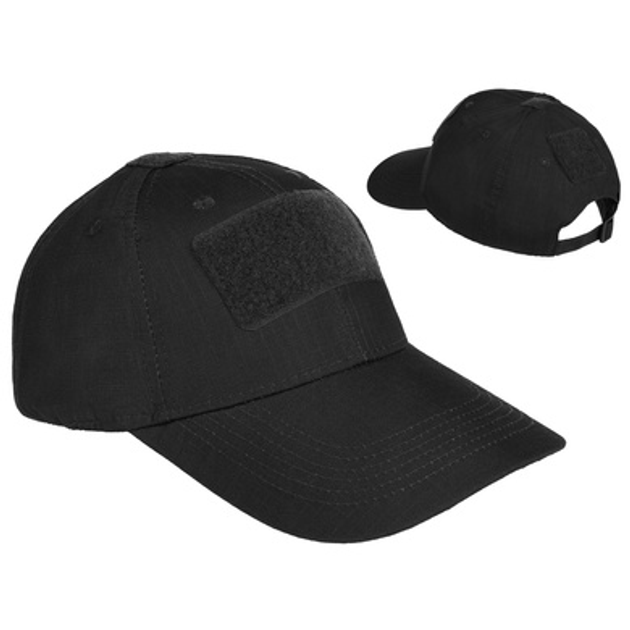 Бейсболка тактическая MIL-TEC Tactical Baseball Cap Черная - изображение 1