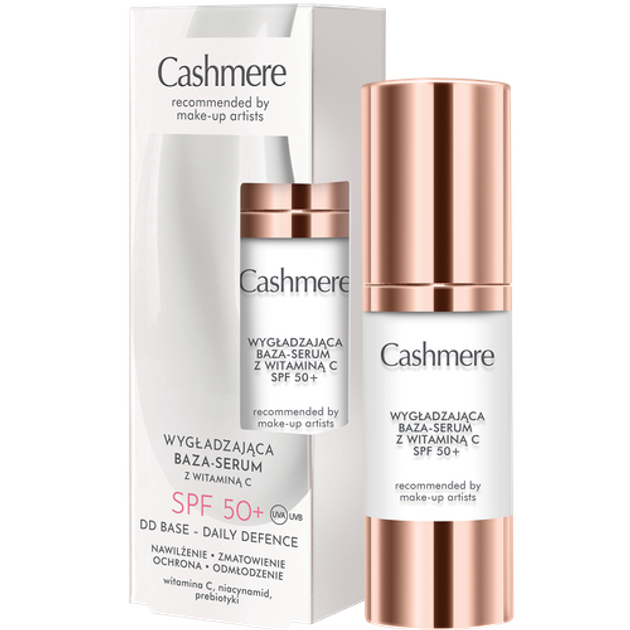 Baza-serum pod makijaż Cashmere DD Smoothing with Vitamin C SPF50+ 30 ml (5900525086365) - obraz 2