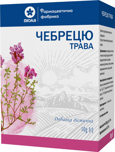 Упаковка фиточая Виола Тимьян трава 50 г x 2 шт (4820085408166) - изображение 2