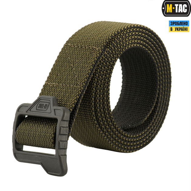 Ремінь M-Tac Double Sided Lite Tactical Belt Olive/Black L - зображення 1