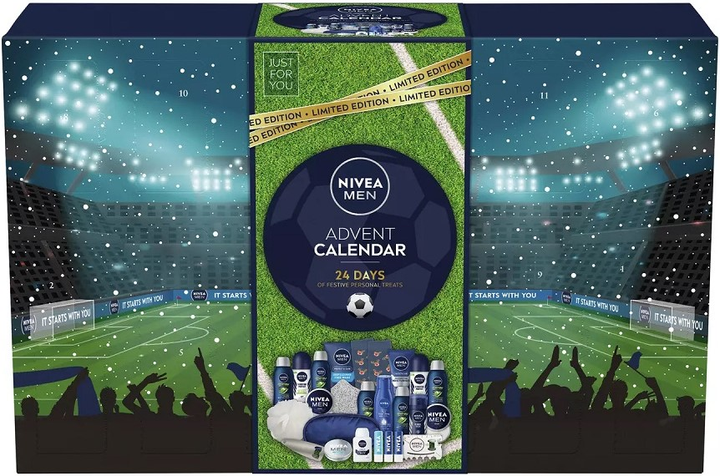 Адвент-календар для чоловіків Nivea Men Advent Calendar 24 шт (5025970013459) - зображення 1