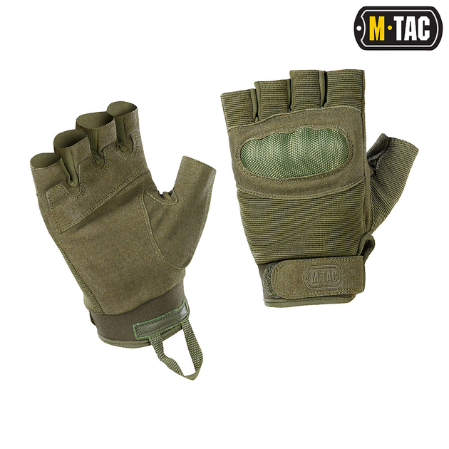 Перчатки M-Tac беспалые Assault Tactical Mk.3 Olive L - изображение 1