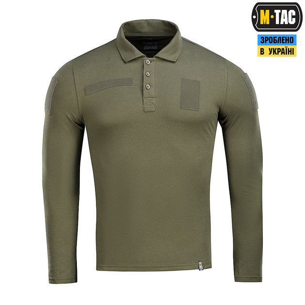 Поло M-Tac тактическое длинный рукав 65/35 Army Olive M - изображение 2