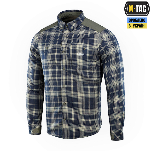 Рубашка M-Tac Redneck Shirt Olive/Navy Blue S/R - изображение 1