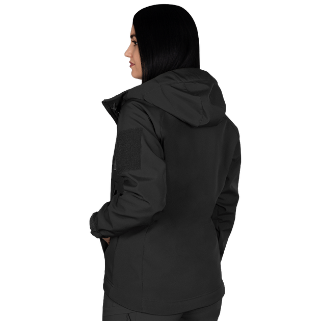Жіноча куртка Stalker SoftShell Чорна (7442), S - изображение 2