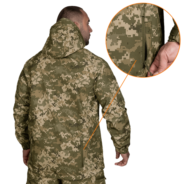 Куртка CM Stalker SoftShell Піксель (7379), S - зображення 2