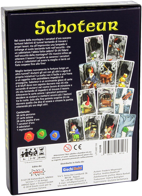 Gra planszowa Giochi Uniti Saboteur (8033772897136) - obraz 2