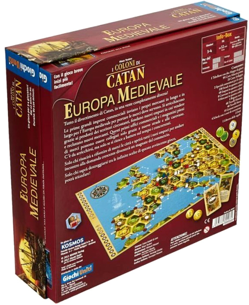 Dodatek do gry planszowej Giochi Uniti The Settlers of Catan Medieval Europe (8033772892971) - obraz 2