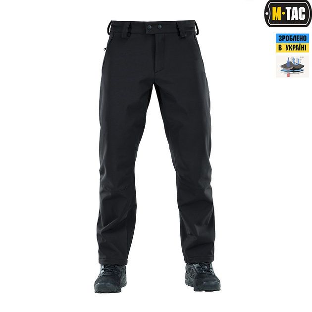 Брюки M-Tac Soft Shell Vent Black 34/34 - изображение 2