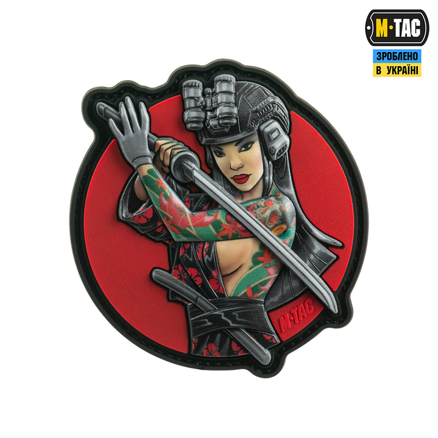 Нашивка M-Tac Tactical girl №3 Череп на плечі PVC - изображение 1