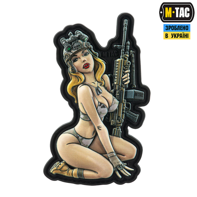 Нашивка M-Tac Tactical girl №5 PVC MC - зображення 1