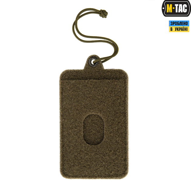 Панель M-Tac для нашивок підвісна з кишенею для ID-карти Olive - зображення 1