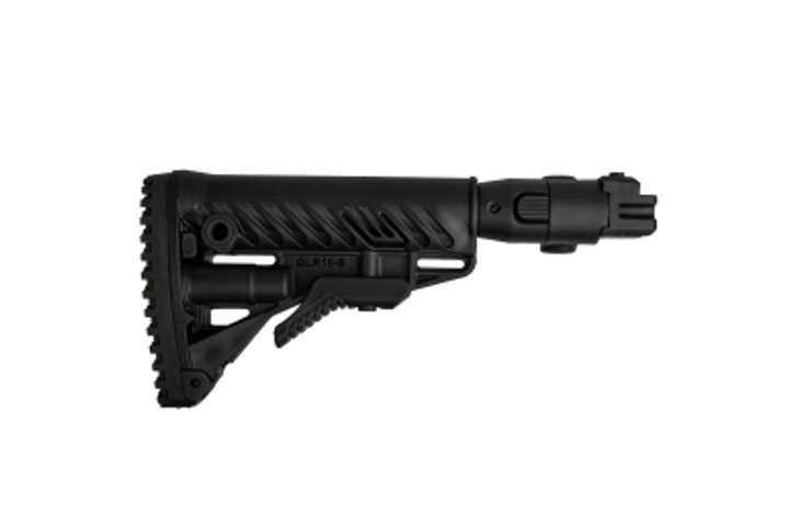 Приклад телескопический FAB M4 для AK 47, полимер, черный - изображение 1