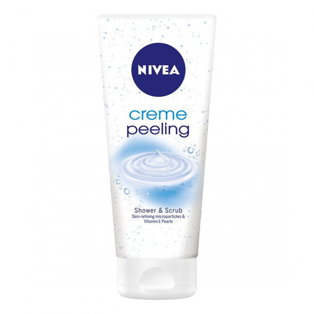 Peeling do ciała NIVEA Creme pielęgnujący w żelu pod prysznic 200 ml (4005808808243) - obraz 1