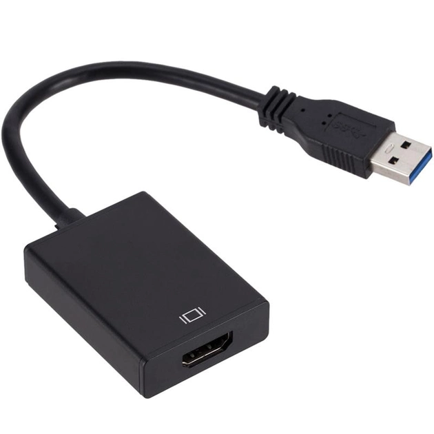 Переходник-конвертер для монитора к ПК USB 3.0 AM – HDMI AF S0697 внешняя видеокарта HDMI to USB - изображение 3
