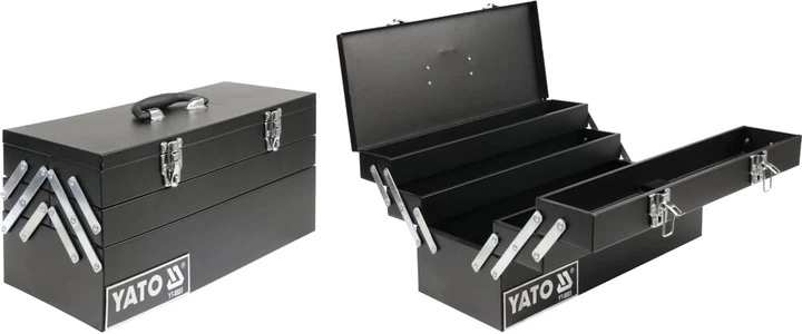 Ящик для інструменту Yato YT-0885 сталевий 460х200х225 мм (5906083908859) - зображення 3