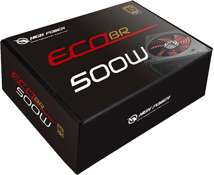 Блок питания High Power Eco II BR500 80+ Bronze 500 Вт (HPE-500BR-A12S) - изображение 7
