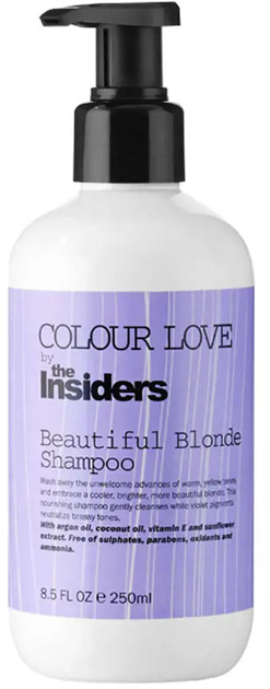 Szampon od zażółcenia The Insiders Colour Love 250 ml (8718868987297) - obraz 1