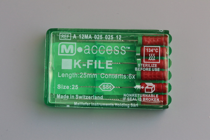 K-File Dentsply M-Access 25мм Розмір #25 - зображення 2