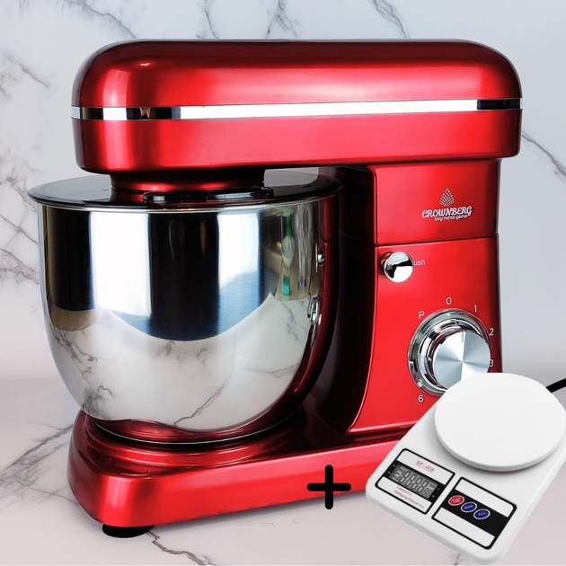 Кухонный комбайн, планетарный миксер, тестомес Crownberg CB-3406 2200 ...