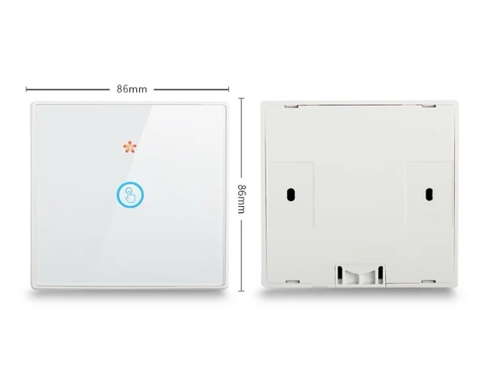 Беспроводной радиовыключатель сенсорный двойной настенный выключатель ...