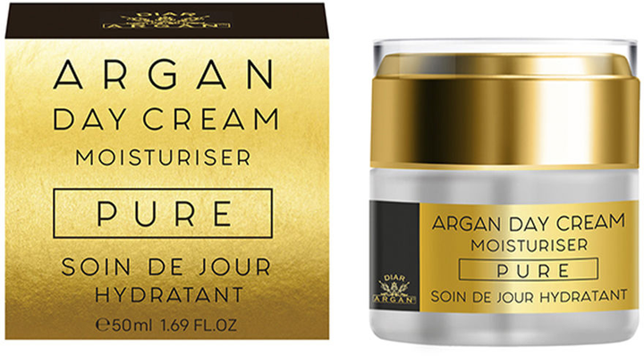 Денний крем для обличчя Diar Argan Moisturizing Day Cream of Pure Argan and Shea Butter 50 мл (6111250690614) - зображення 1