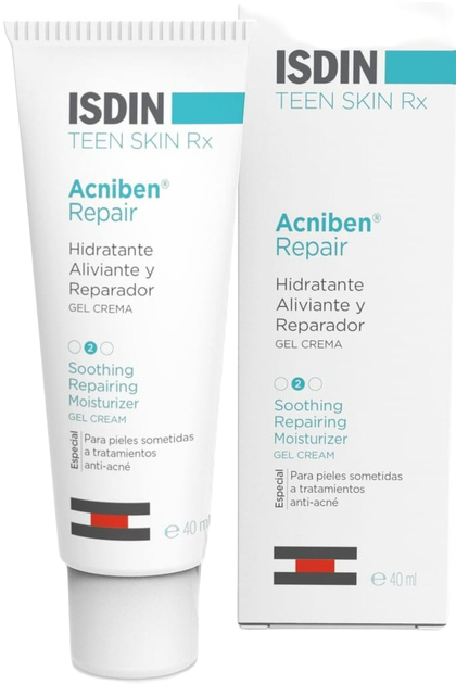 Гель-крем для обличчя Isdin Acniben Rx Moisturizing Gel-Cream 40 мл (8470002000704) - зображення 2