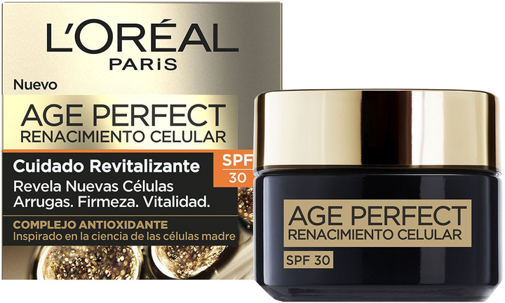 Денний крем для обличчя L'Oreal Paris Age Perfect Revitalising Day Cream SPF 30 50 мл (3600524013400) - зображення 1