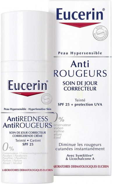 Денний крем для обличчя Eucerin AntiRedness Concealing Day Care SPF 25 50 мл (4005800109058) - зображення 1