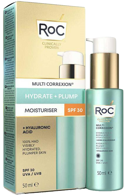 Krem-żel do twarzy Roc Multi Correxion Hydrate & Plump Moisturiser SPF 30 50 ml (1210000800299) - obraz 2