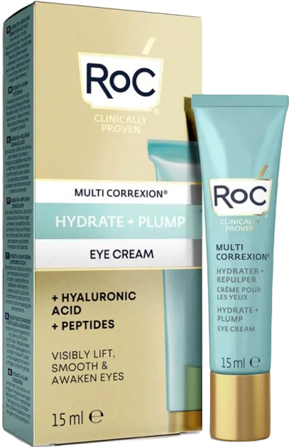 Крем-гель для шкіри навколо очей Roc Multi Correxion Hydrate & Plump Eye Cream 15 мл (1210000800442) - зображення 2