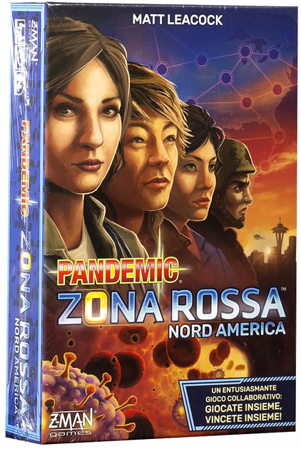 Настільна гра Asmodee Pandemic Zona Rossa North America (3558380069669) - зображення 1