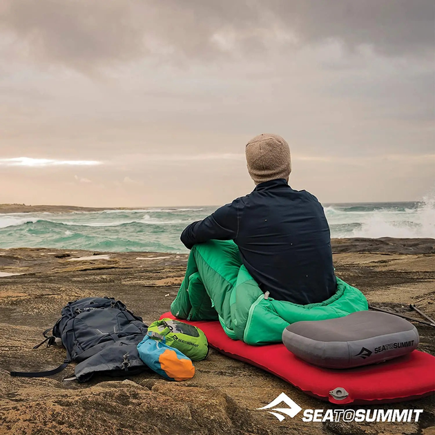 Надувна подушка Sea To Summit Aeros Premium Large Navy Blue (9327868097081) - зображення 9