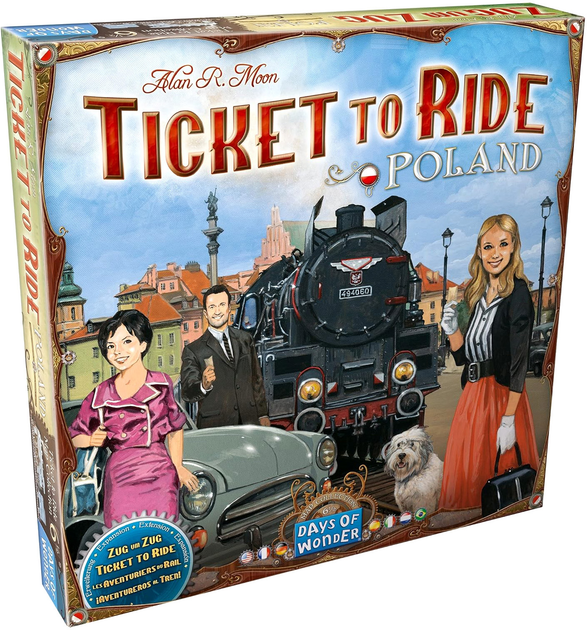 Dodatek do gry planszowej Asmodee Ticket to Ride: Poland (0824968201305) - obraz 1