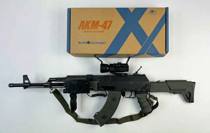 Автомат АК 47 B5 999X стреляет орбизами, Игрушечный гелевый