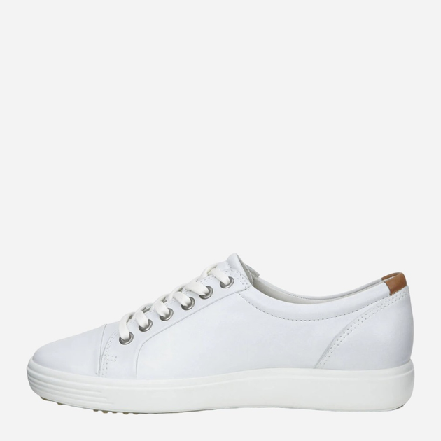 Sneakersy damskie ze skóry naturalnej ECCO Soft 7 43000301007 40 Białe (737431676145) - obraz 3